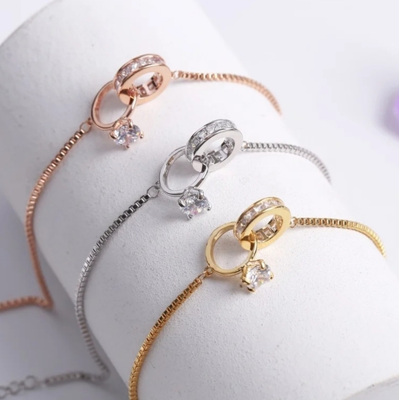 14k gold diamond ring necklace - Picture 4 of 16